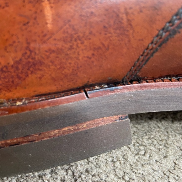 Men's Brown Leather Boots - Picture 6 of 9